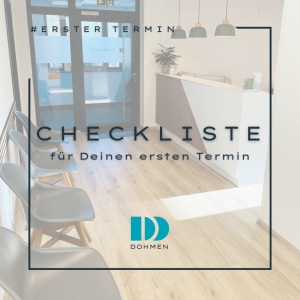 Checkliste für den ersten Termin 