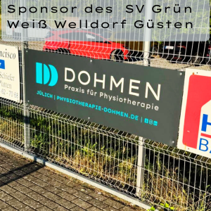 Physiotherapie Dohmen unterstützt den SV Grün-Weiß Welldorf-Güsten ⚽️